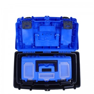 Portable plastic toolbox