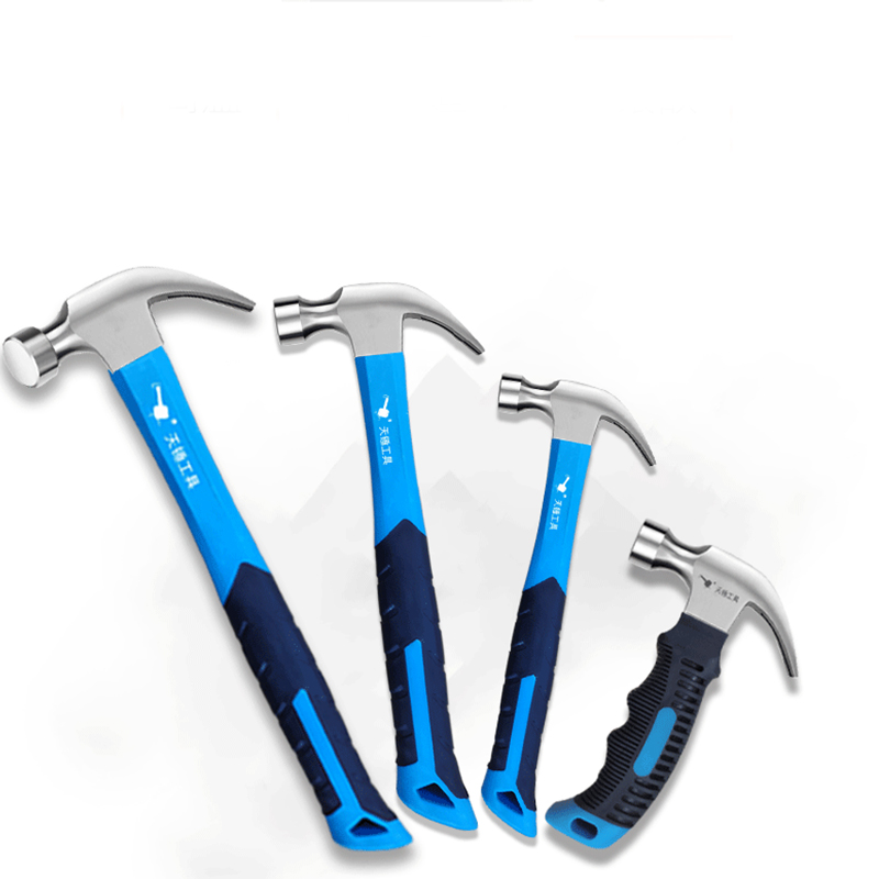 Sheep horn hammer blue handle (3)