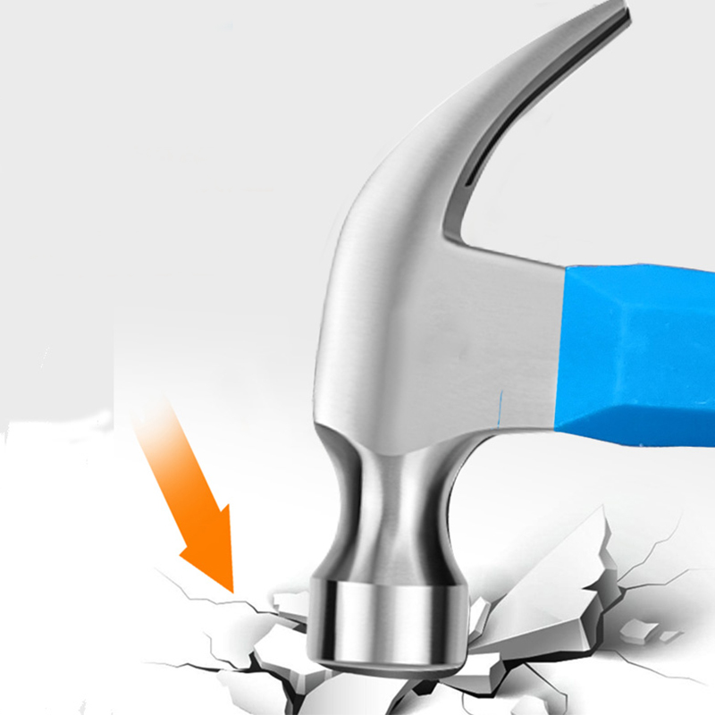 Sheep horn hammer blue handle (6)
