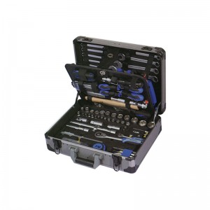 Caja de aluminio TCA-008A-119 con juego de herramientas profesionales