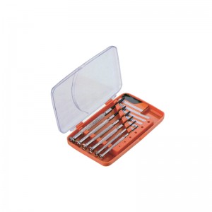 TCA-010A-6 Injection molding tool box nga adunay Precision Screwdriver set