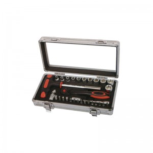 factory low price Small Hand Tool Set - TCA-037A-231 Aluminum Case with Socket set – Sky Hammer