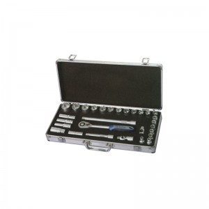Cheapest Price Aluminum Instrument Tool Case Box Set - TCA-040A-429 Aluminum Case with Socket set – Sky Hammer
