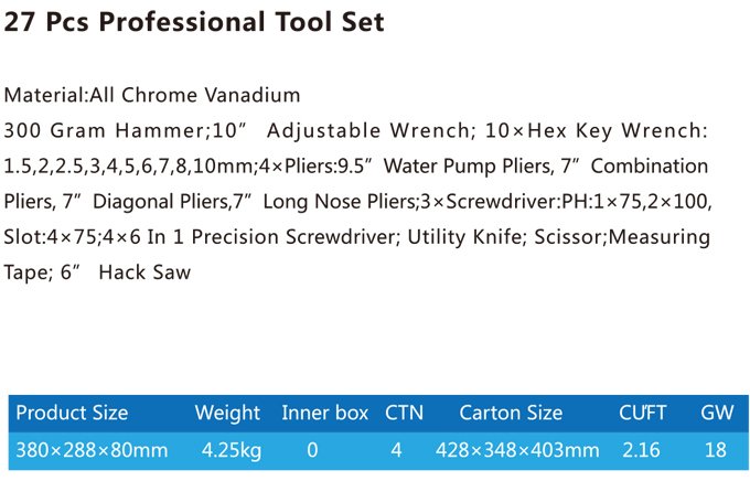 TCB-003A-027  Blow mold tool case with tool set-1