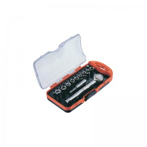 Wholesale Price Diy Hand Tool - TCC-009A-23Injection molding tool box with Ratchet Precision socket and bit set – Sky Hammer