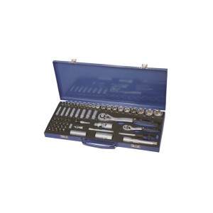 TCE-005A-460 Iron tool case with Professional socket set