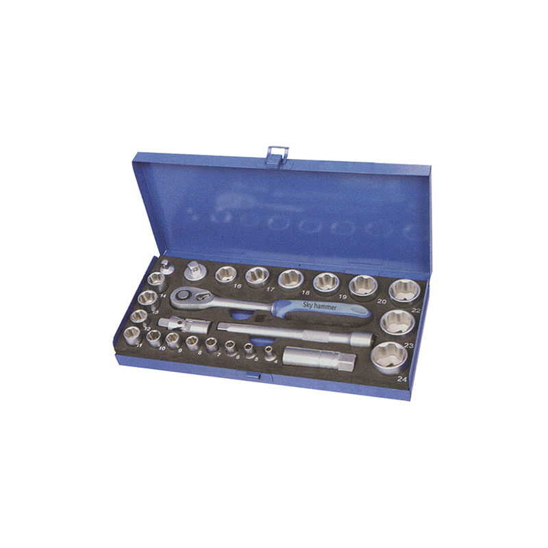 Super Lowest Price 100pc Tool Set -
TCE-012A-325 Iron tool case with Professional socket set – Sky Hammer