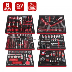 EVA Foam Tray Mechanics Tool Kit Socket Wrench Hand Tools Set for Tool Chest Cabinet Trolley Workshop